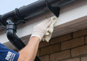 Finished uPVC roofline installation — fascias, soffits and gutters